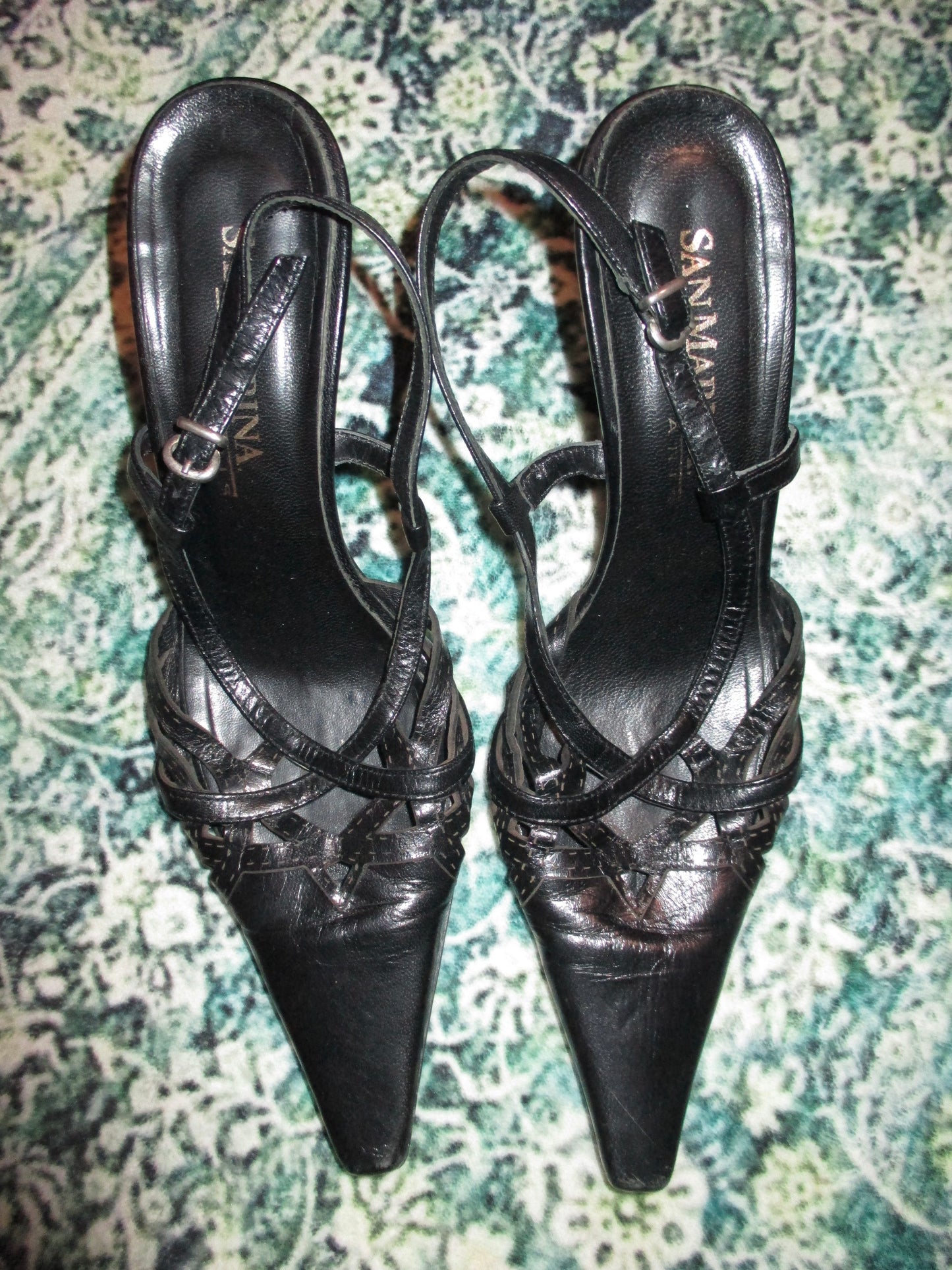 ARCHIVE SAN MARINA BLACK KITTEN HEELS