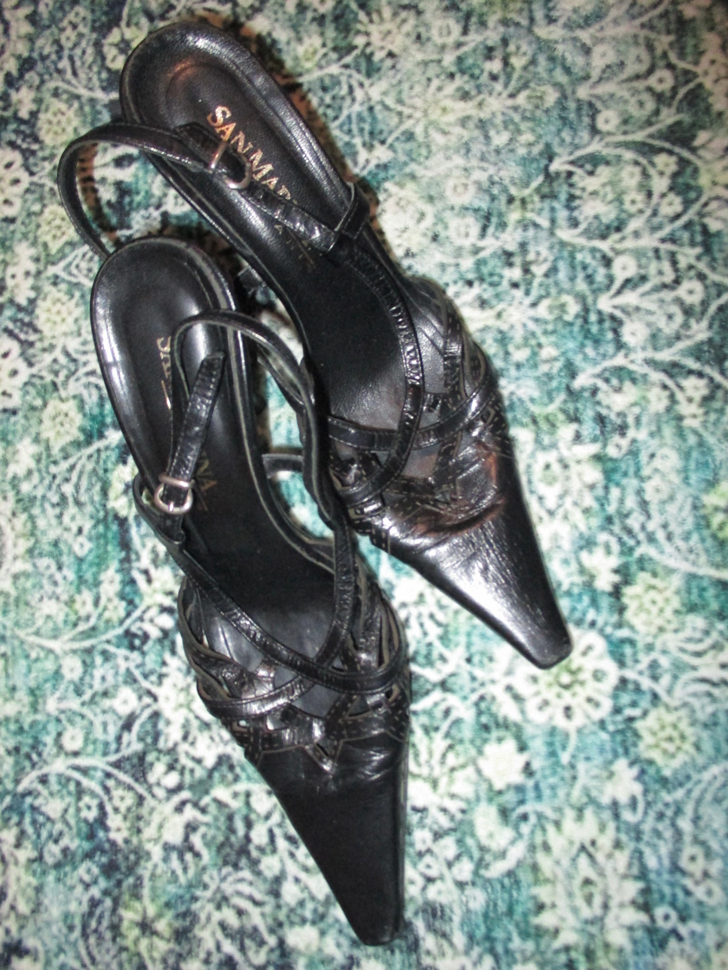 ARCHIVE SAN MARINA BLACK KITTEN HEELS