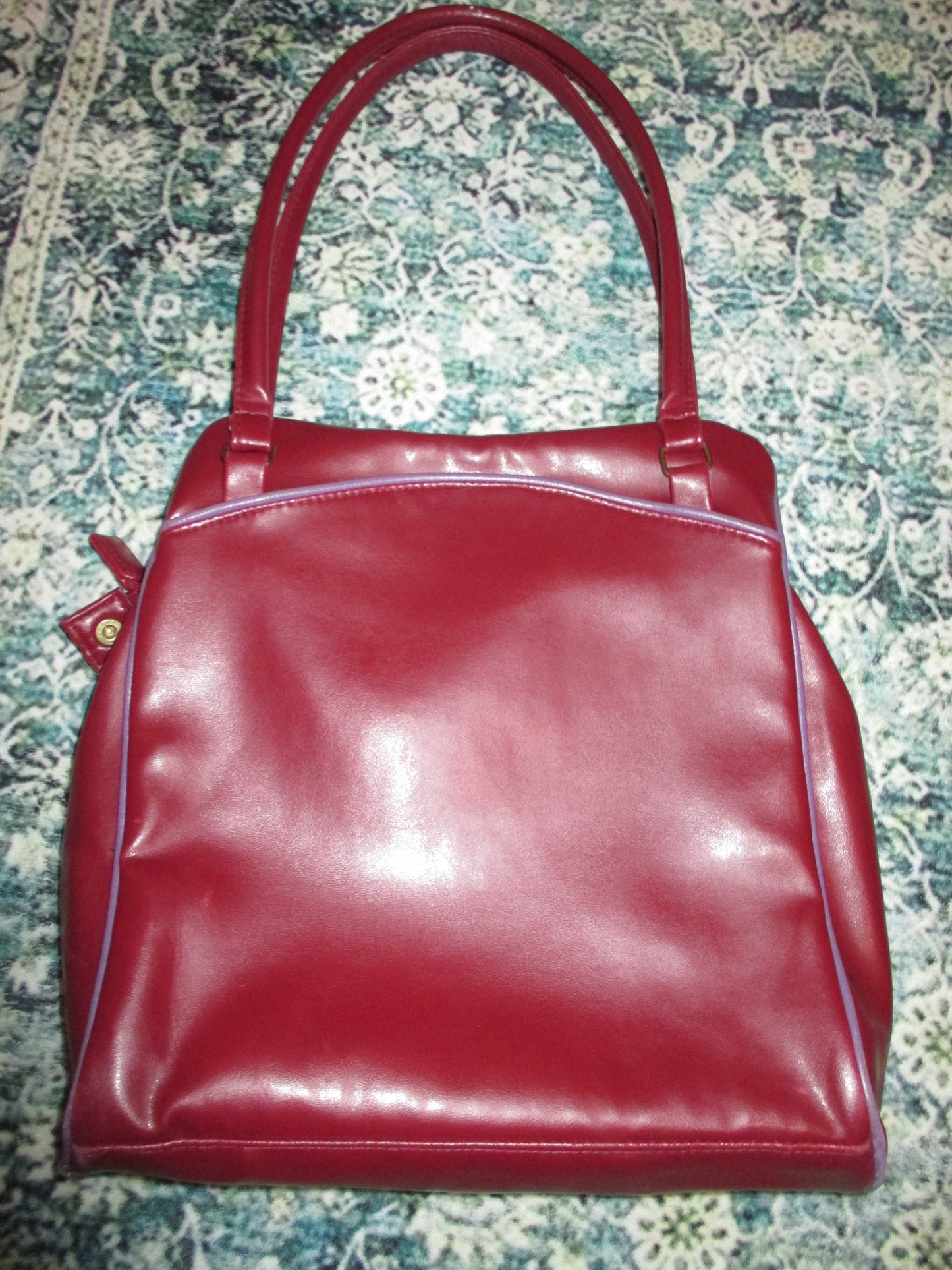 RED WINE SHOULDER BAG